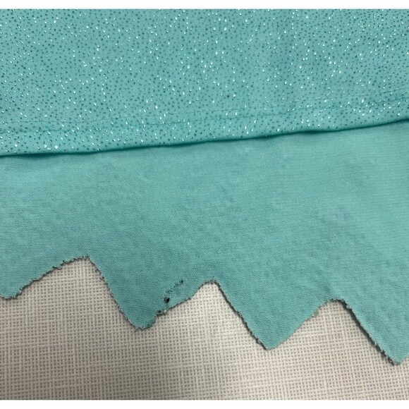 MSK (Medium) Y2K Turquoise Blue beaded sequin tank top winx club fairy (FLAW) - Picture 11 of 11